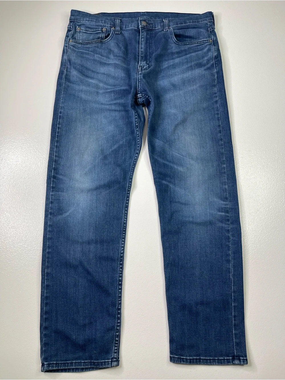 Levi's 502 Regular Taper Fit Medium Wash Denim Jeans 36x32
